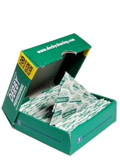 Derby Platinum Single Edge Razor Blades - 100 CT